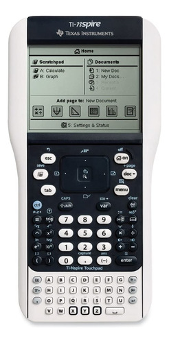 Calculadora gráfica con panel táctil Ti-Nspire de Texas Instruments, color negro