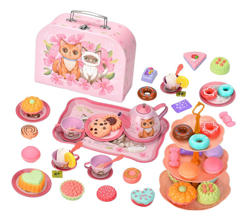 Princess Tea Time Toys, Juego De Té Para Niños, Cocina De Po