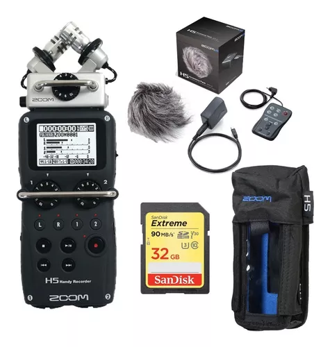 ZOOM H5 y APH-5 grabadora digital de mano profesional, accesorio de  grabadora portátil de cuatro vías