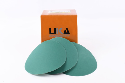 Imagen 1 de 2 de 100 Pzs. Lija Disco Acetato 5 Pulgadas Velcro Grano 60