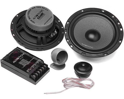 Imagem 2 de 4 de Kit 2 Vias 6,5 Polegadas 80 Rms Audiophonic