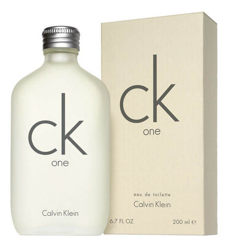Eau de toilette unisex De Calvin Klein de Ck One, 200 ml