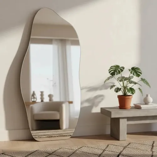 Espelho Lopazzi Orgânico 90 E 70cm Retrô Quarto Closet Casa