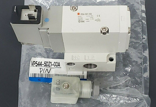 Nib Smc Vp544-5dz1-03a 3 Port Poppet Type Valve 24vdc, V Qtt