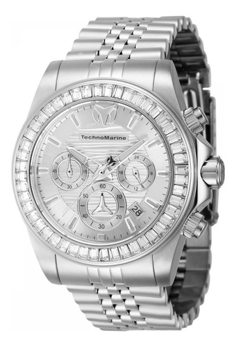 Reloj Para Hombre Technomarine Manta Tm-222016 Plateado