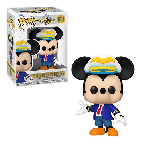 Funko Pop Disney Exclusive - Pilot Mickey Mouse 1232