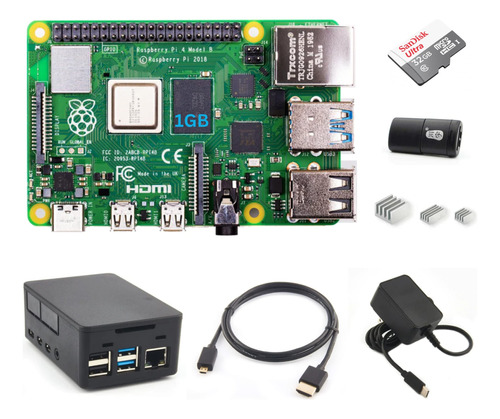 Vis Viva Raspberry Pi 4 Modelo B Kit Inicio 1gb