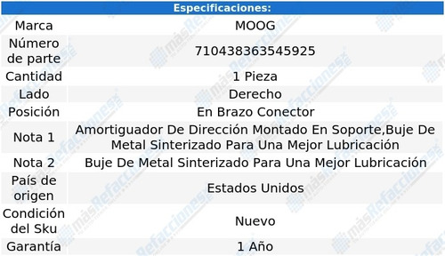 Varilla Arrastre Der Moog Dodge Ram 2500 03 Al 10