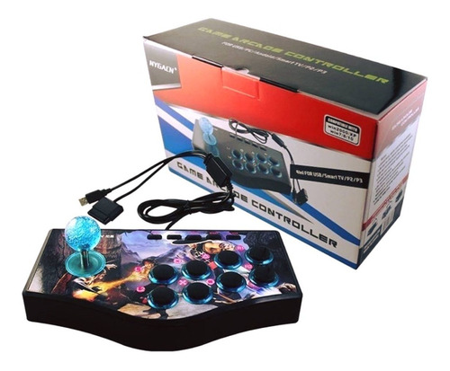 Joystick Arcade Mando Usb 4en1 Android/pc/smarttv/ps2/ps3