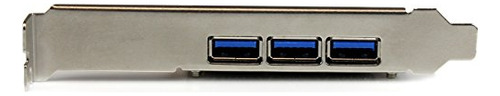 Tarjeta Pci Express Usb 3.0 Startech.com - 4 Puertos -