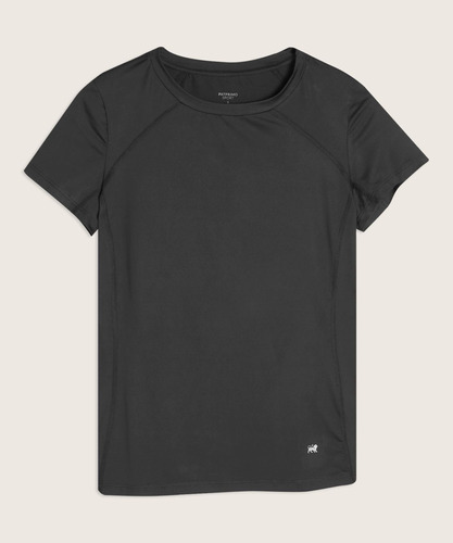 Camiseta Mujer Patprimo Negro Poliéster M/c 30093004-10