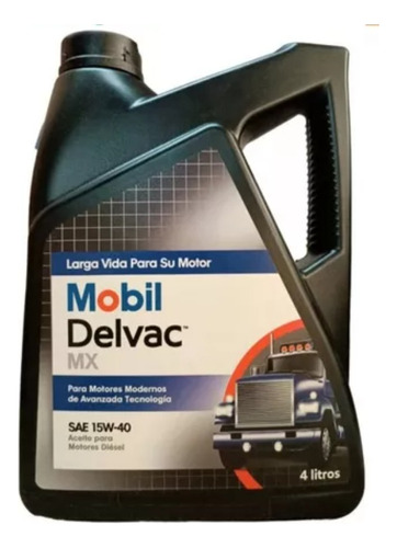 Aceite para motor Mobil mineral 15W-40 para camiones y buses de 1 unidad