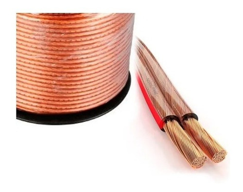 Cable Corneta Transparente Por Metro 2x18. Cab-20 (3mt)