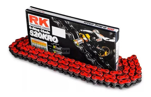 Cadena Transmision Rk 520 X 118 Oring Moto Cross Enduro