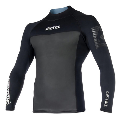 Chaqueta Neoprene Mystic Star L/s 2mm Kitesurf Wind Surf 