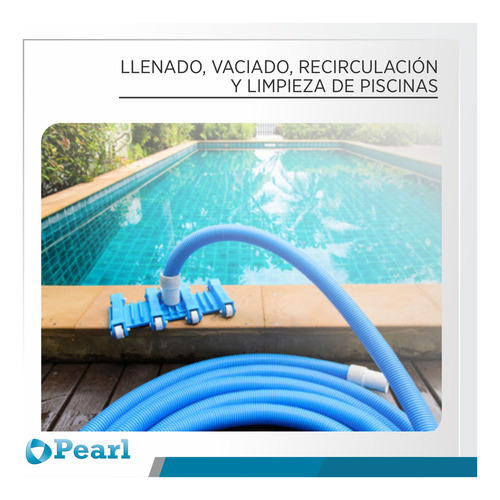 Imagen 5 de 8 de Manguera Pileta Flotante Pearl 1 1/2 38mm 10mts + Conectores