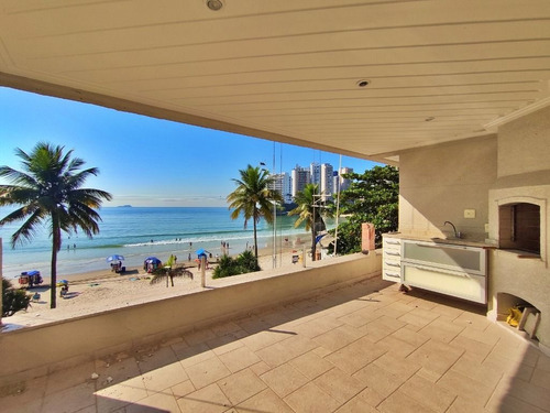 Imagem 8 de 26 de Apartamento Na Praia, Alto Padrão, Frente Mar, 4 Suítes, Varanda Gourmet, Lazer, 2 Vagas, Astúrias, Guarujá. - Ap5288
