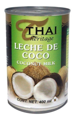 1 Lata De Leche De Coco Coconut Extract Thai Extracto 400 Ml