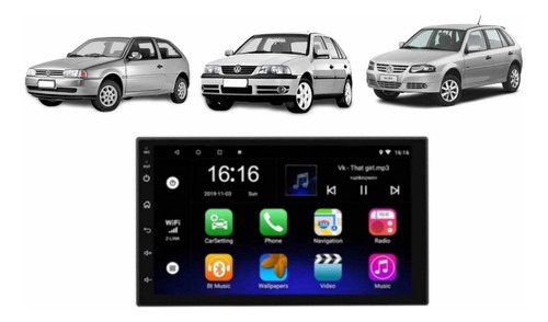 Multimedia 7 Android Vw Gol G2 G3 G4 Wifi Gps Cámara Reversa