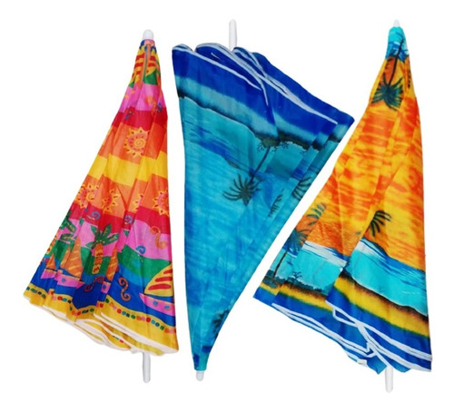Imagen 5 de 5 de Sombrilla Playa Playera Camping Parasol Jardin Kaos Once