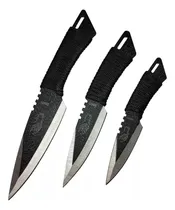 Comprar Set X3 Cuchillos Lanzadores Kunai Con Funda