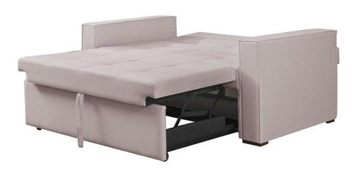 Imagem 3 de 5 de Sofá-cama De 2 Lugares Alfenas Cru 158cm