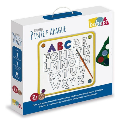 Pinte E Apague Aquarela - Babebi 6094