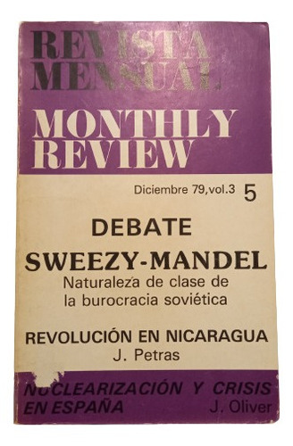 Monthly Review - Debate Sweezy - Mandel / Rev. Nicaragua 