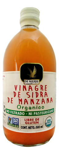 De Nigris Vinagre De Sidra De Manzana Orgánico 500 Ml