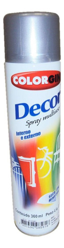 Spray Colorgin Decor Aluminio 360ml  8581