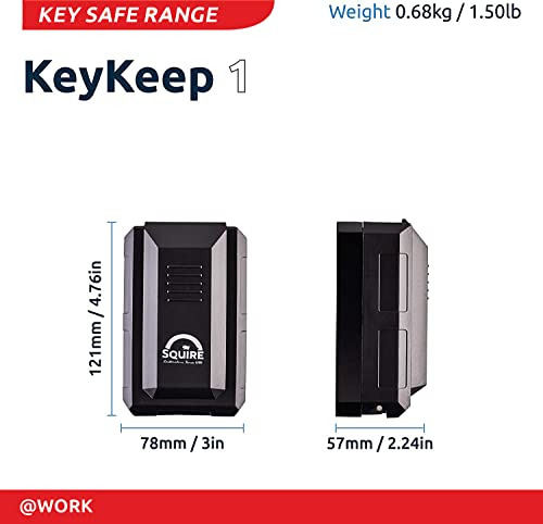 Caja De Seguridad Para Llaves Squire - Candado De Combinació