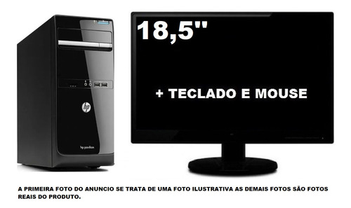 Imagem 1 de 5 de Computador Hp Pro 3410 Core I5 4gb Ddr3 500gb Hdmi / Wifi