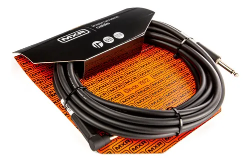 Cable De Instrumentos Mxr Dcis20r De 20 Pies 6 Mts Ficha Angular - Recta Cable Para Guitarra Bajo Teclado
