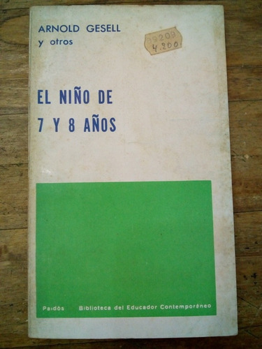Libro El Niño De 7 Y 8 Años De Arnold Gesell (19)