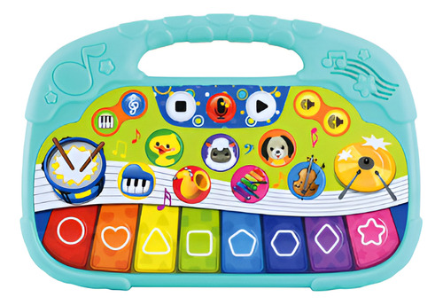 Juguete Piano Teclado De Orquesta De Animales PlayGo 1350 multicolor