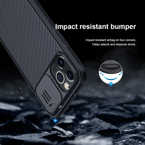 Imagen 10 de 10 de Carcasa Nillkin Camshield Pro Para iPhone 12 /pro/ Pro Max