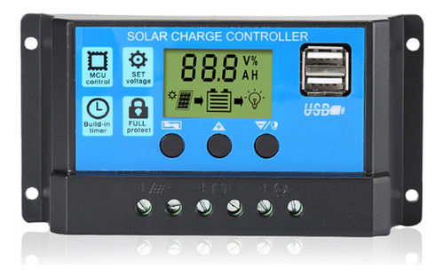 Controlador De Carga Y Descarga Display Controller Pwm Lcd