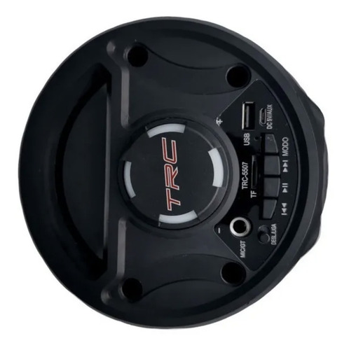 Alto-falante TRC Sound TRC 5507 portátil com bluetooth preto 110V/220V