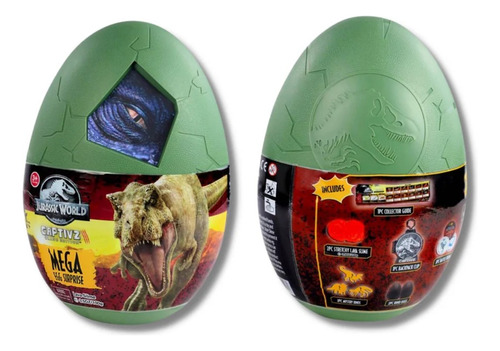 Jurassic World Mega Huevo Egg Surprise Captivz Clash Edition