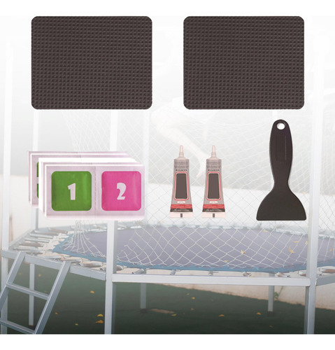 Kit De Reparación De Trampolín Rectangular 2 Parches