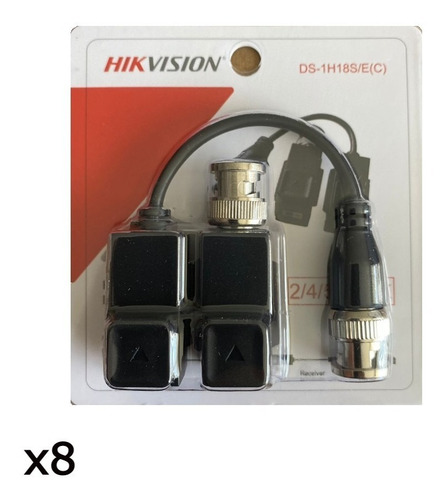 Balun Hasta 5mp X 8 Pares / Ds-1h18s/e-e / Hikvision Cctvip