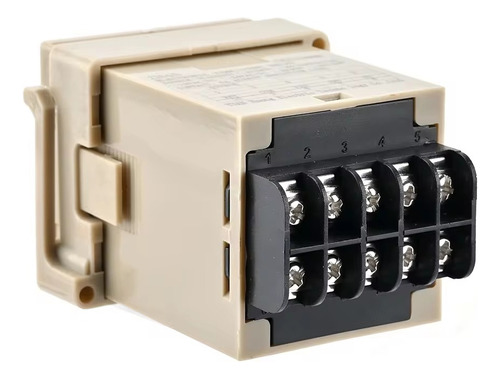 Contador Digital Industrial Timer Model Ac110v Relay Pulsos Beige