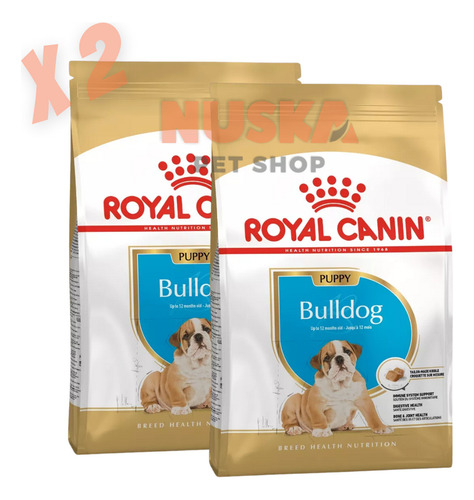 Royal Canin Bulldog Ingles Puppy 3 Kg X 2 Unidades Cachorro