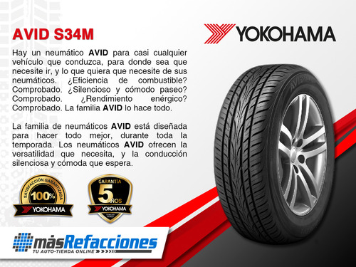 Llanta 205/55r16 Yokohama Avid S34m Eo