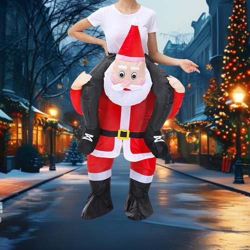 2 Disfraz Inflable De Papá Noel For Usar En Fiestas De