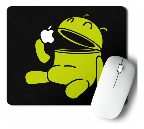 Mouse Pad Android Eating (d0609 Boleto.store)