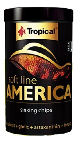 Alimento Line America Size M P/peces Omnívoros 60g Tropical