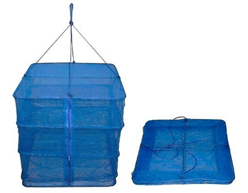 Fiambrera Alacena Plegable Con Cierre Lateral 35x35x65 Cm