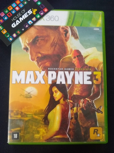 Max Payne 3 Xbox 360 Midia Física Usado (Usado)
