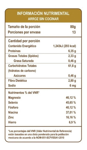 Imagen 2 de 2 de Arroz Integral Orgánico Pijije 1 Kg Campo Vivo